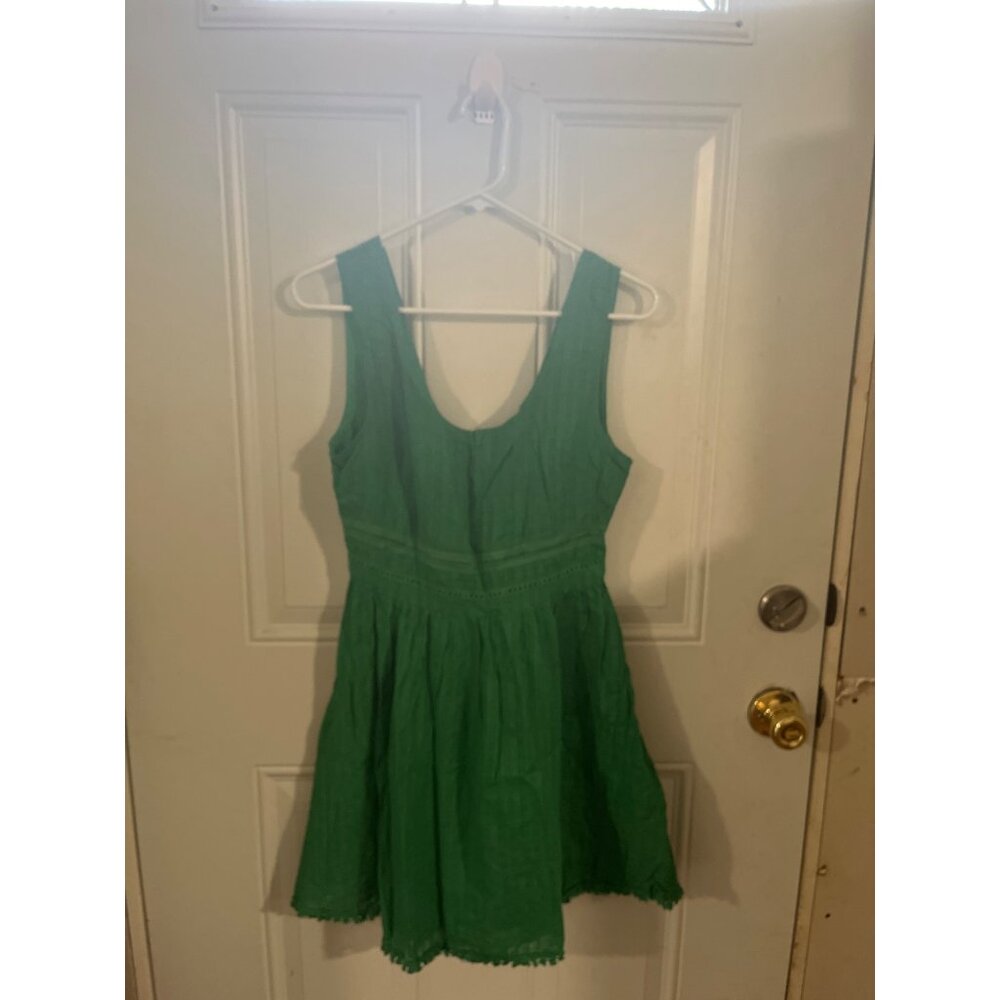 Entro sleeveless green dress size Small
